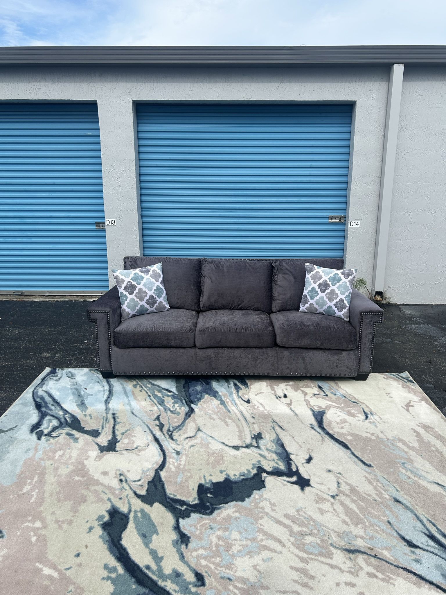 Expensive Black Sofa Delivery Available