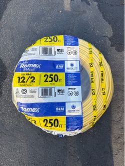 Electrical wire Romex 12/2 rolls of 250ft