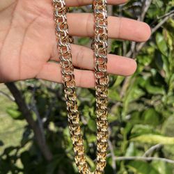 14k Gold Filled Chino Link Chains.