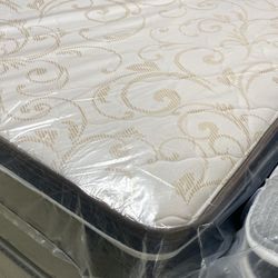 MEDIUM COMFORT : QUEEN SIZE PILLOW TOP MATTRESS 