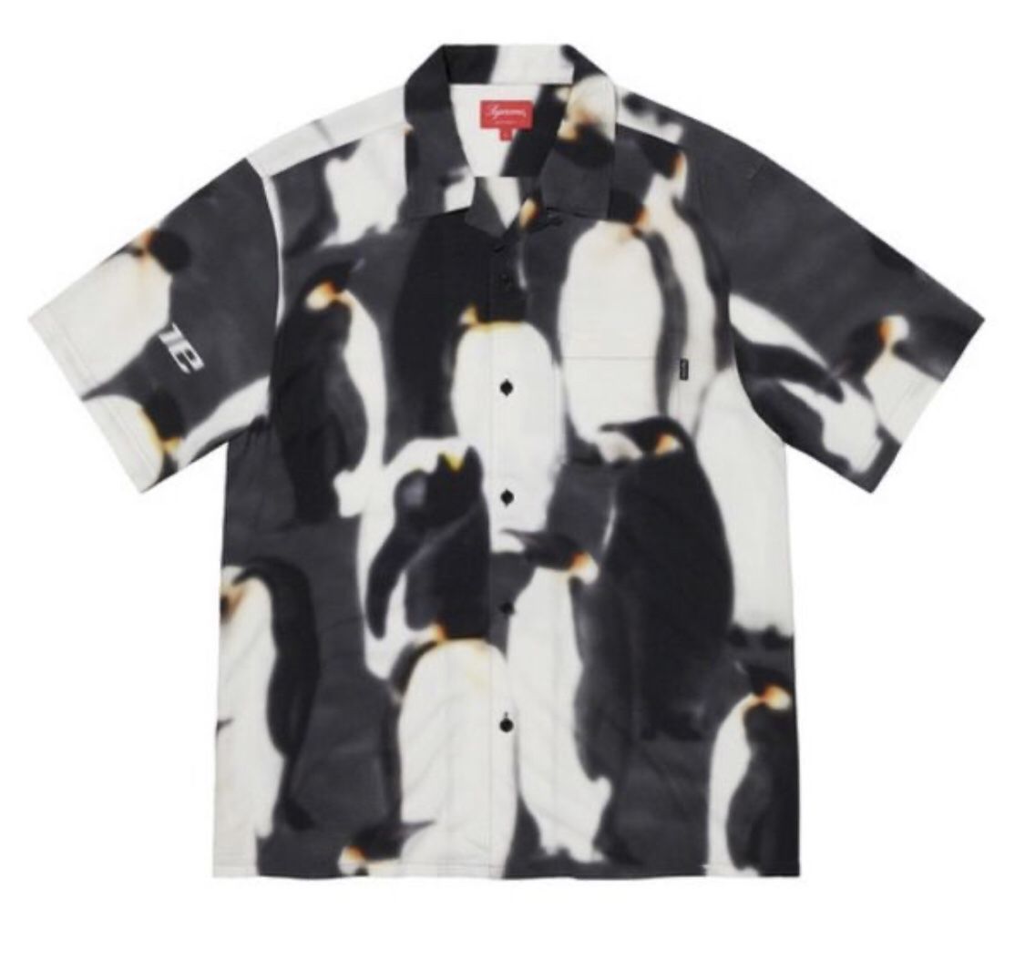 Supreme Penguins Rayon S/S Shirt XL