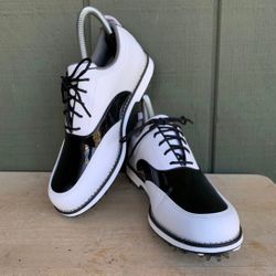 FootJoy Dryjoys Premiere Series Golf Shoes White Black Womens Size 6.5 M