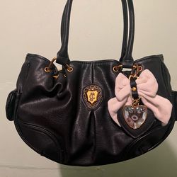 Juicy couture black shoulder bag