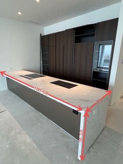 Luxury Molteni & C Brand Italian Kitchen with a marble