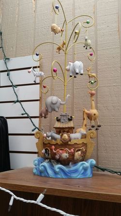 Noah's Ark baby mobile 4 bedroom decoration
