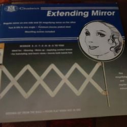 CHADWICK EXTENDING MIRROR OPEN BOX NEVER USED.