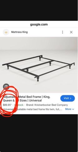 New in box Heavy Duty Adjustable Metal Bed Frame | All Sizes King queen full twin Adjustable Metal Bed Frame
