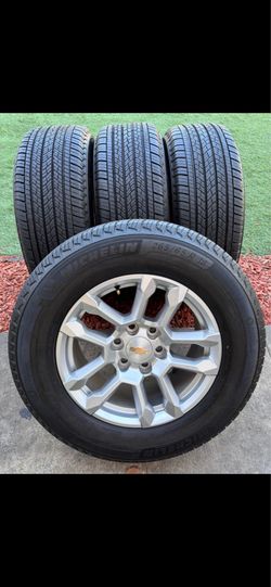 Chevy Silverado stock rims and tires