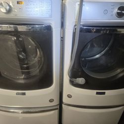 Maytag Commercial Washer And Dryer Set Electric Lavadora Y Secadora 30-day Warranty 