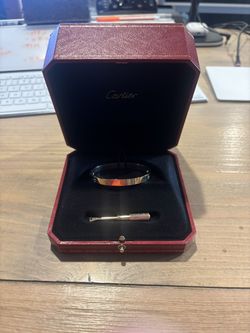 Cartier LOVE Bracelet Rose Gold Bangle Bracelet MSRP: $7350 Size: 16 cm