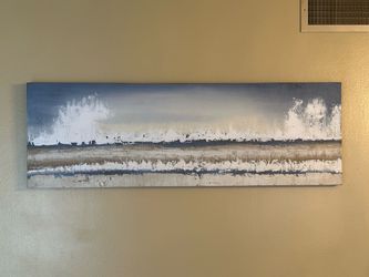 Abstract Modern Very Long Oil Painting Canvas Sarah Brooke Middle Of Nowhere Autumn Shorenedium