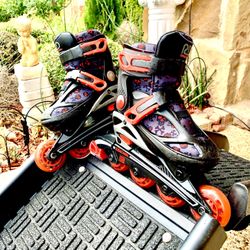 KIDS ROLLER BLADES J12-3 (4-7YO)(RAMPS not 🛑⛔️included)