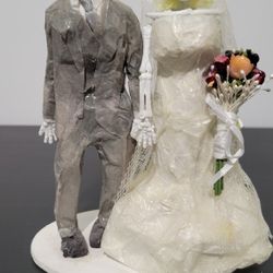 Wedding Cake Topper: Goth/Dia de los Muertos Vibe