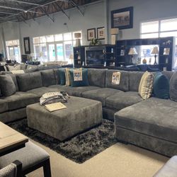 4TH OF JULY SALE🚨‼️ Grey Big Sectional☑️💙 $4,799