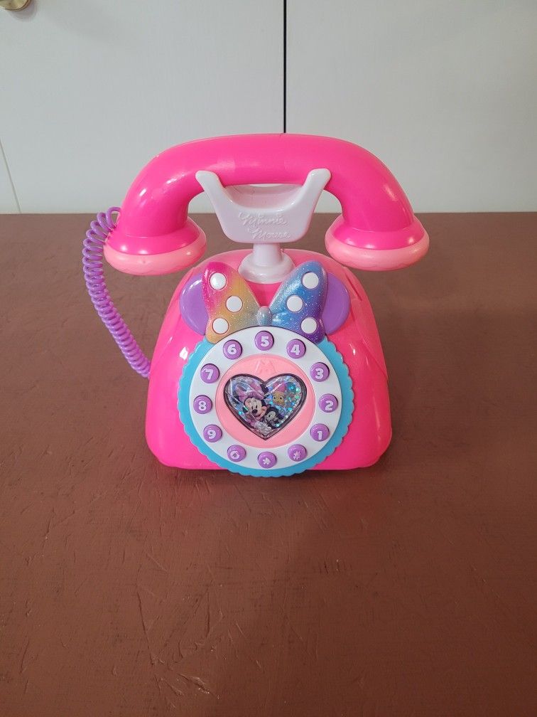 Minnie's Happy Helpers Push Button Telephone