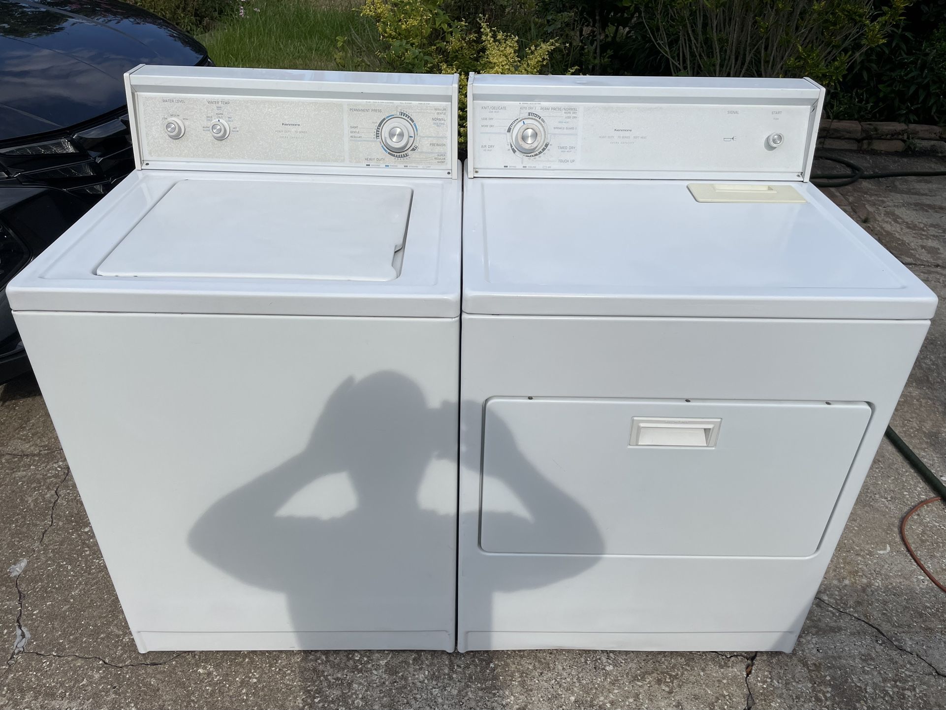 Kenmore Set With Warranty.