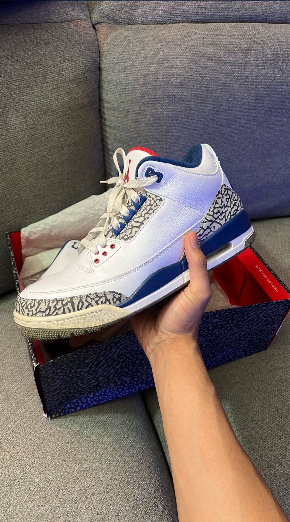 Jordan True Blue 3s