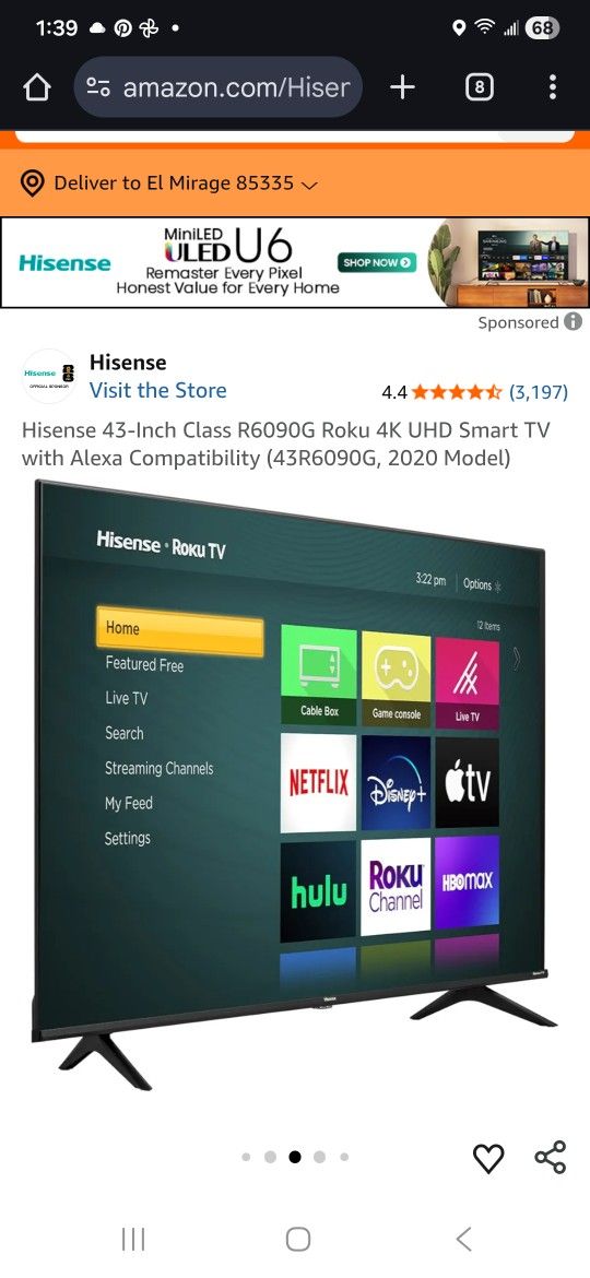 Hisense Roku Tv