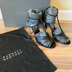 NWT Barneys t-strap heels 