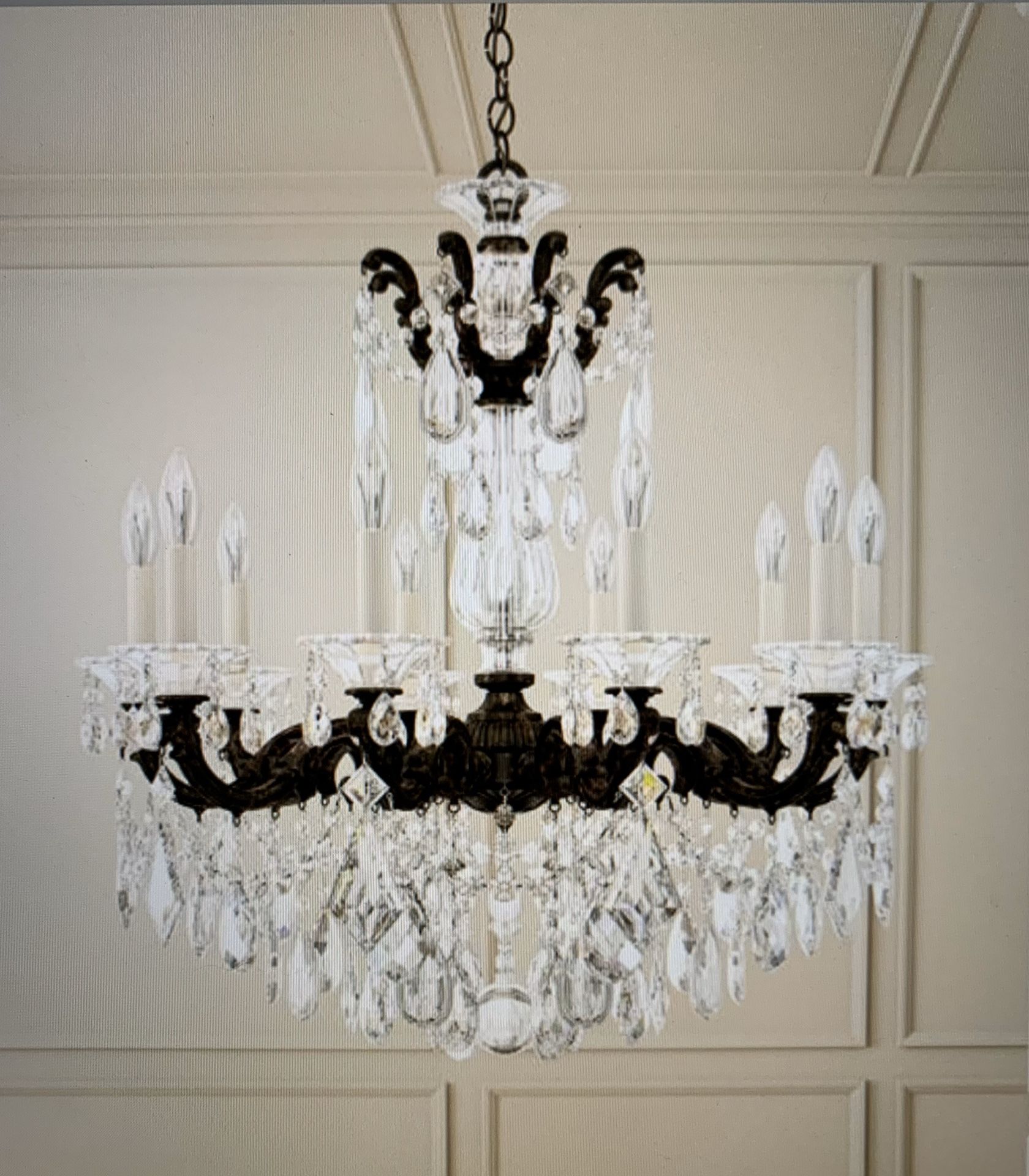 Schonbek La Scala chandelier with Swarovski crystal