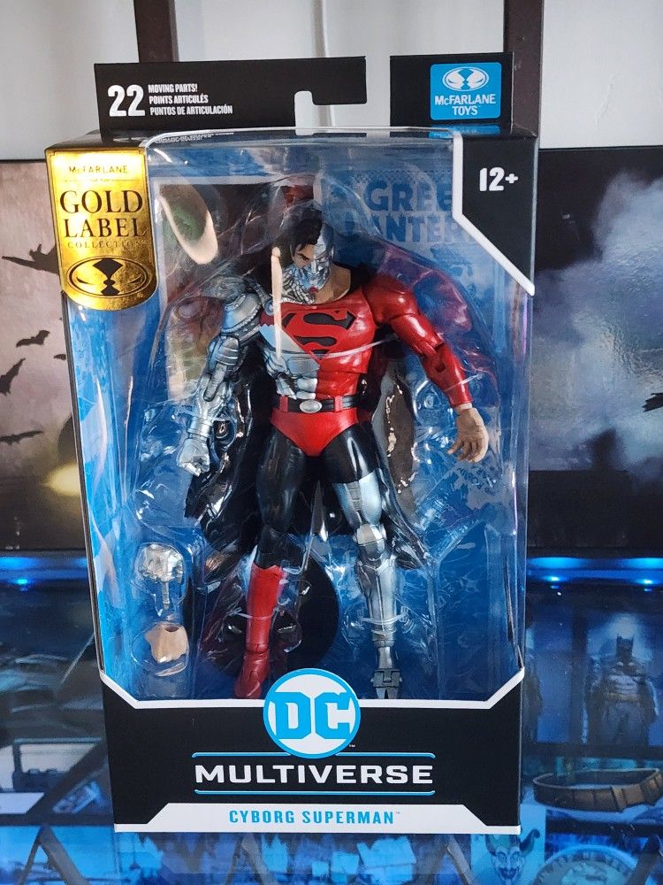 Cyborg Superman Mcfarlane Gold Label Revenge Of The Geen Lanterns