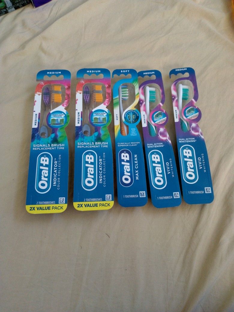 5 For $10 Oral B Toothbrush 