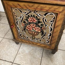 Vintage Inspired Painted Cabinet 