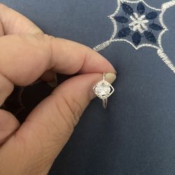 Real 925 Sterling Silver Wedding Ring Size 7