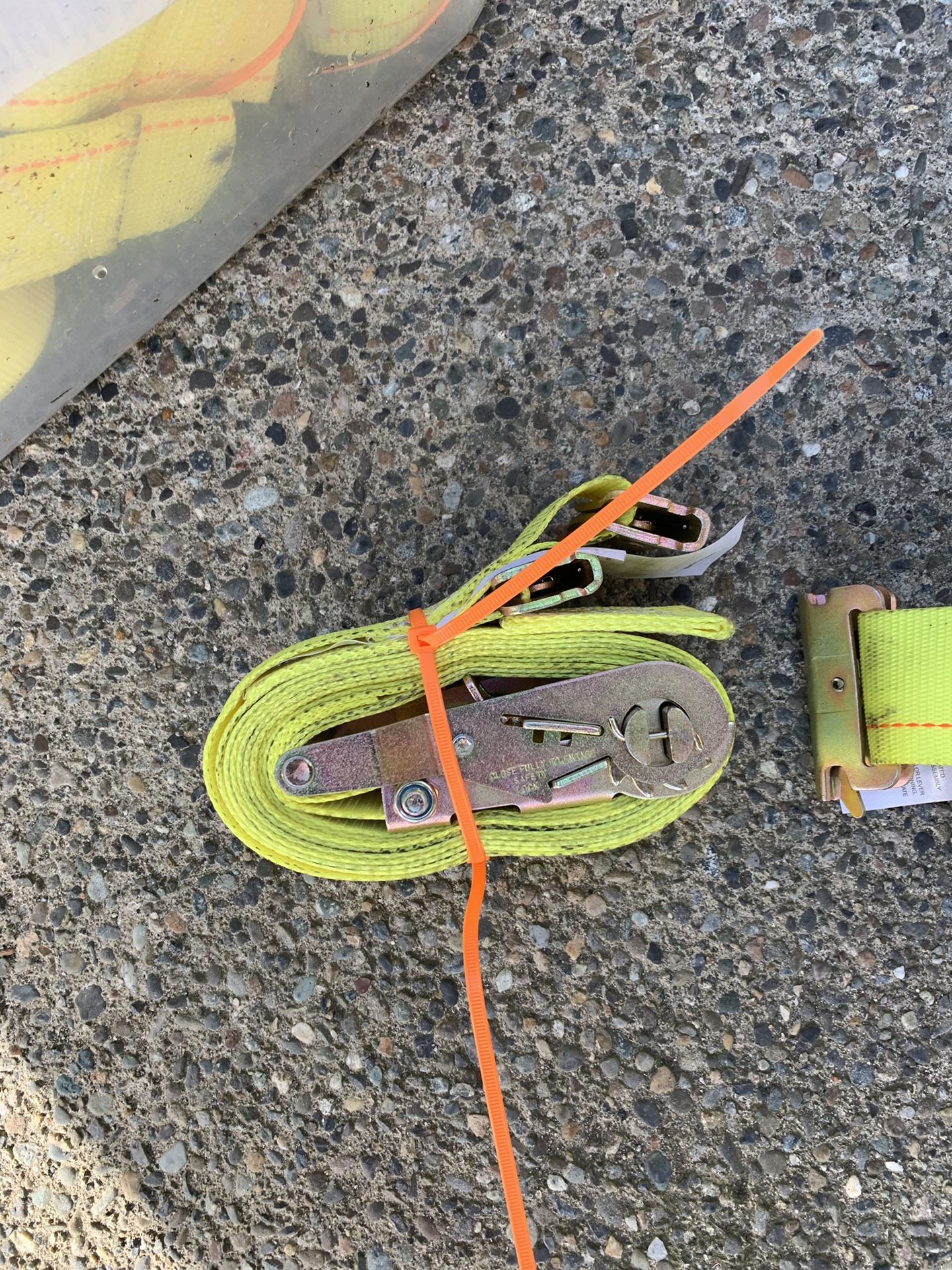 Truck load straps e trucks heavy duty used once or or twice $10 Each I have 30+