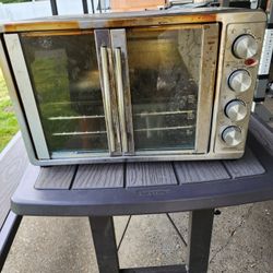 Toaster Oven & Ottoman 