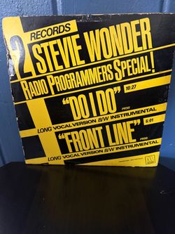 Stevie Wonder's 1982 album, "Radio Programmers Special!", which includes the songs "Do I Do" and "Front Line".