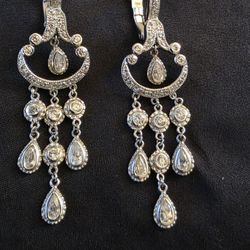 Chandelier Diamond Earings 925