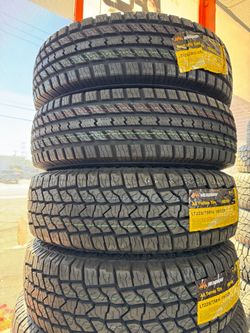 ‼️📲Lt225/75/16 vendo set de llantas nuevas headway