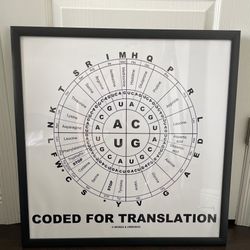 Wall Art, Framed, Scientific Genetic Code