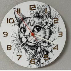 cat clock