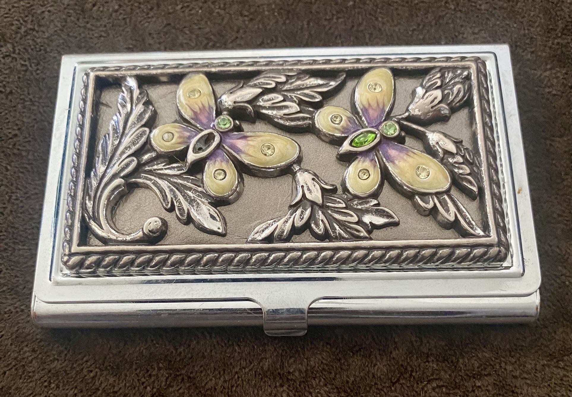 Vintage Brighton Butterfly Credit Card Case Wallet