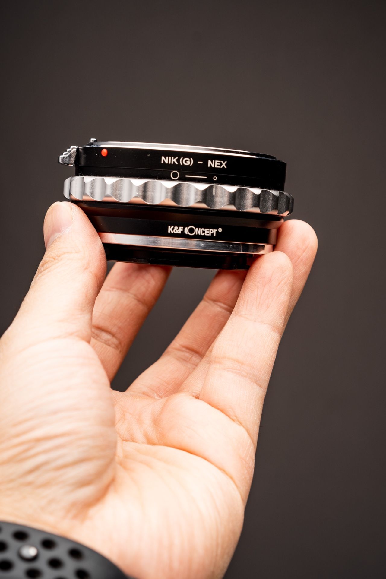 K&F Concept E Mount adapter to Nikon F Mount