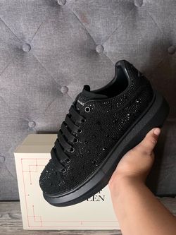 Alexander McQueen black all diamond