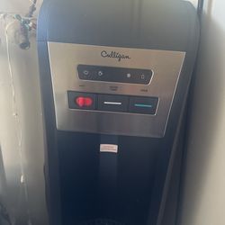 Collagen, Hot Cold And Room Temperature Bottom Loader, Water Dispenser With Four Bottles And Bottle Stand