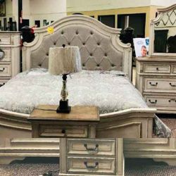 Realyn Two Tone Upholstered Panel Bedroom Set
Ashley Furniture$10 Down Payment And Financing Available  