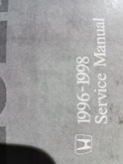 Service Mechanic manual For Hon Da