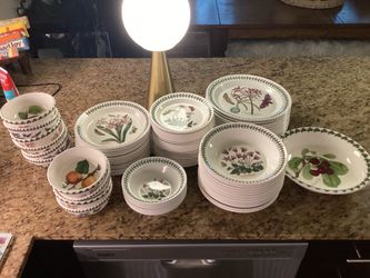 Portmeirion dishes. Service for 12 plus
