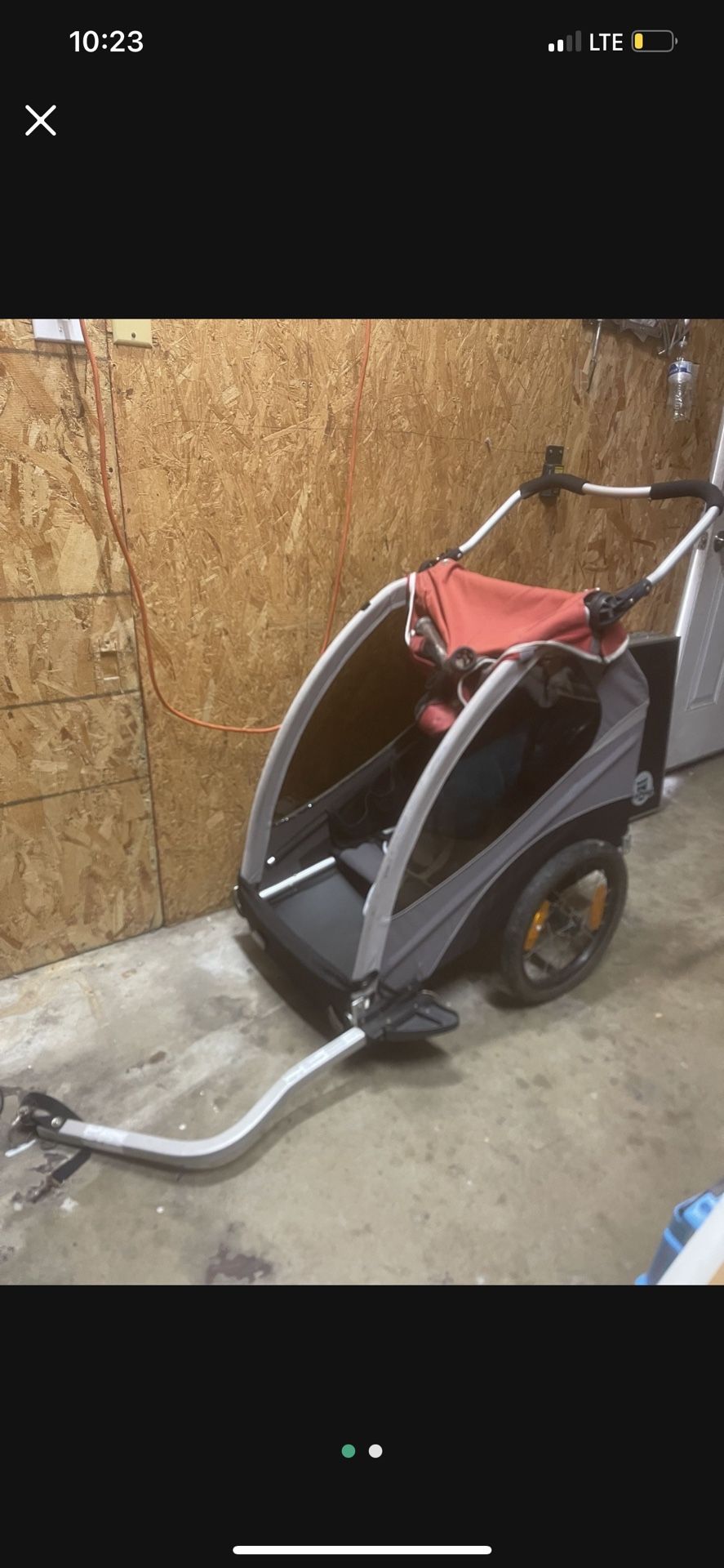 Burley Bee Kid Bike Trailer Solo