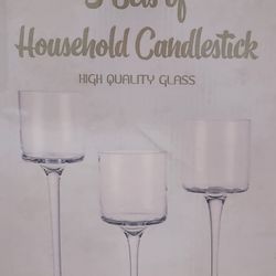 3  Sets of Household Candlestick