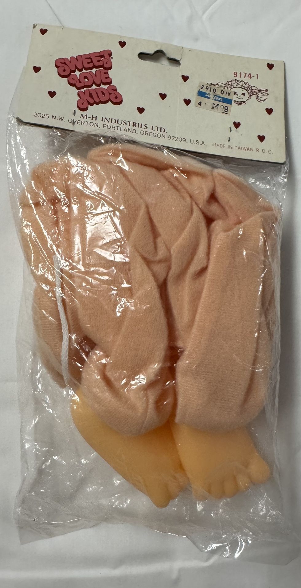 Vintage Sweet Love Kids Doll Body – Cloth with Vinyl Arms & Legs – Sealed