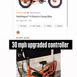 Radpower Cargo Wagon Ebike 