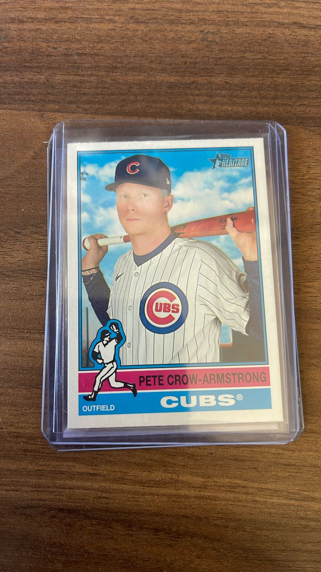 2025 Topps Heritage- High Number SP- Pete Crow-Armstrong 430 Chicago Cubs