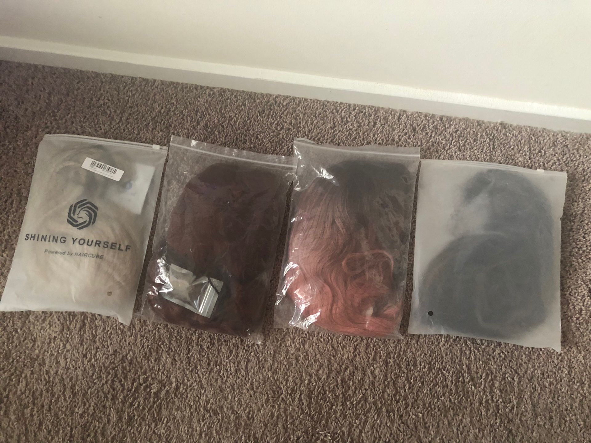 WIGS 4pks