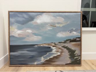 Beach Coastal Wall Art (48” × 36”)