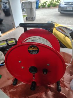 TESTED Solinst Water Level Meter 100 ft Flat Tape Probe Well Groundwater Sounder